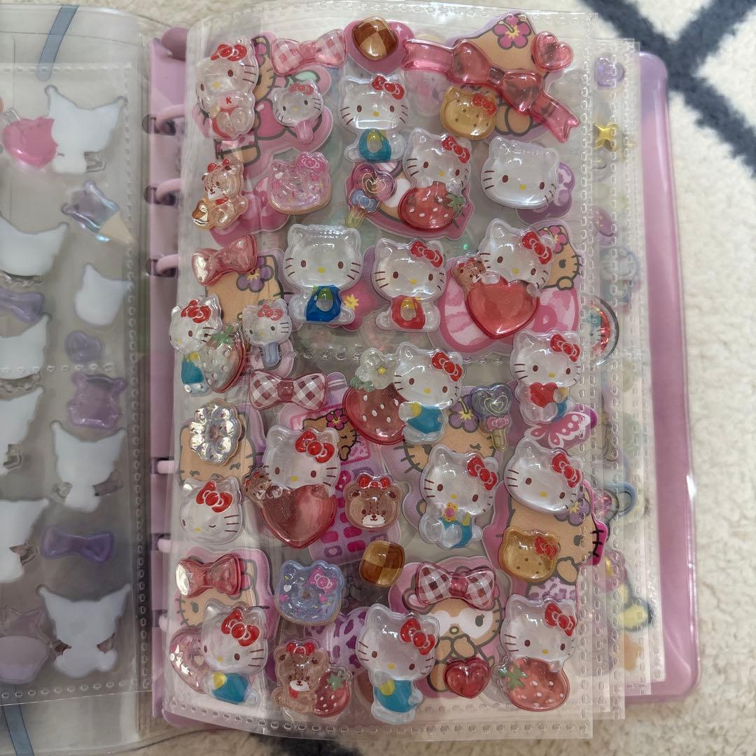 ♡シール帳　引退品♡ たまごっち　サンリオ　プチドロ　おはじき　うるちゅる　A6