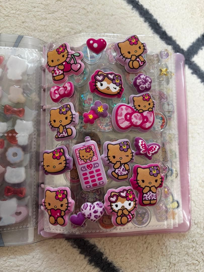 ♡シール帳　引退品♡ たまごっち　サンリオ　プチドロ　おはじき　うるちゅる　A6