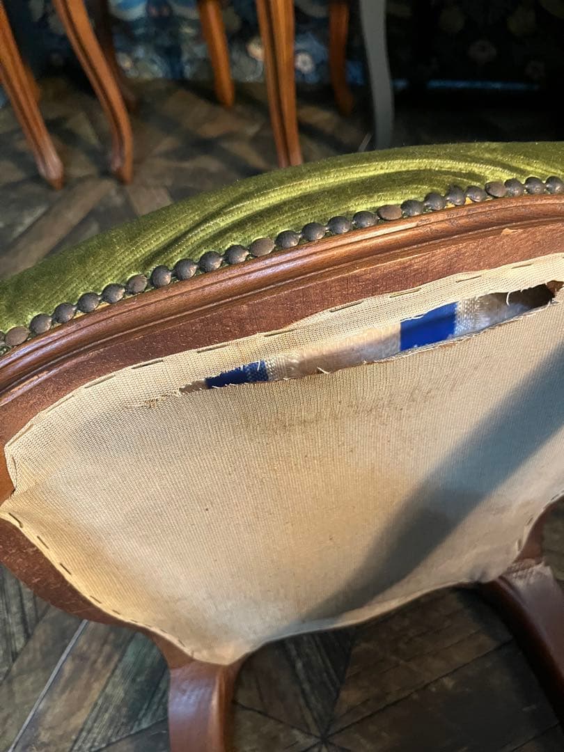 ③猫脚 椅子 アンティーク ビンテージ チェア ヴィンテージ 訳あり