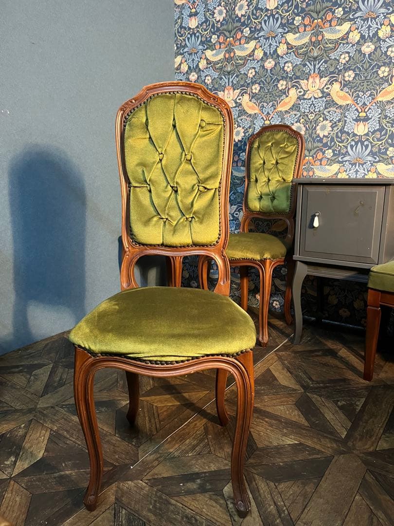 ③猫脚 椅子 アンティーク ビンテージ チェア ヴィンテージ 訳あり