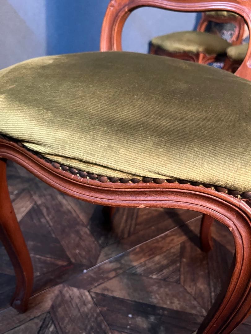 ③猫脚 椅子 アンティーク ビンテージ チェア ヴィンテージ 訳あり