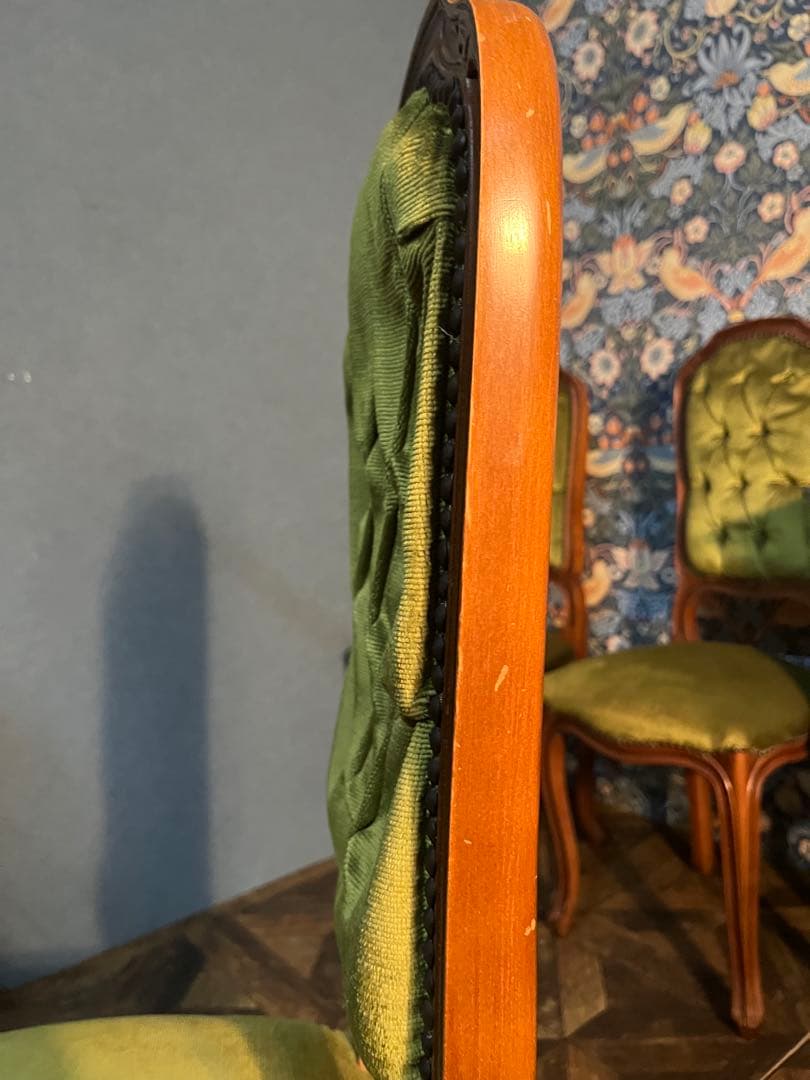 ③猫脚 椅子 アンティーク ビンテージ チェア ヴィンテージ 訳あり