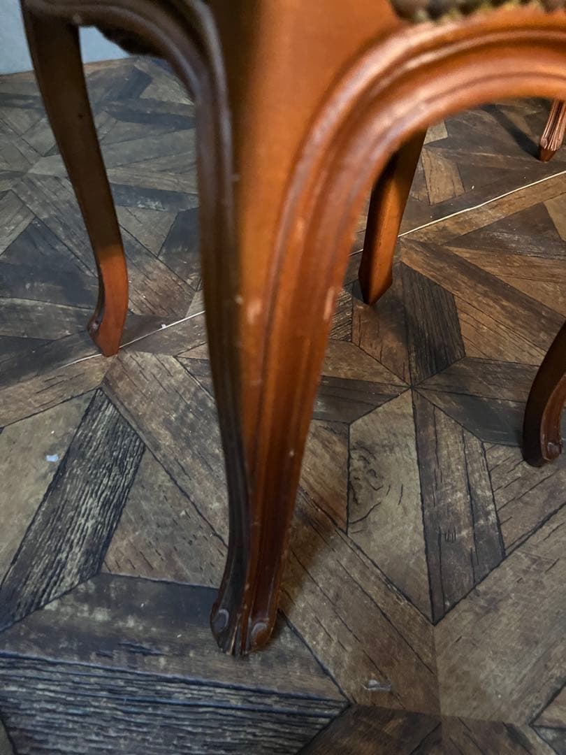 ③猫脚 椅子 アンティーク ビンテージ チェア ヴィンテージ 訳あり
