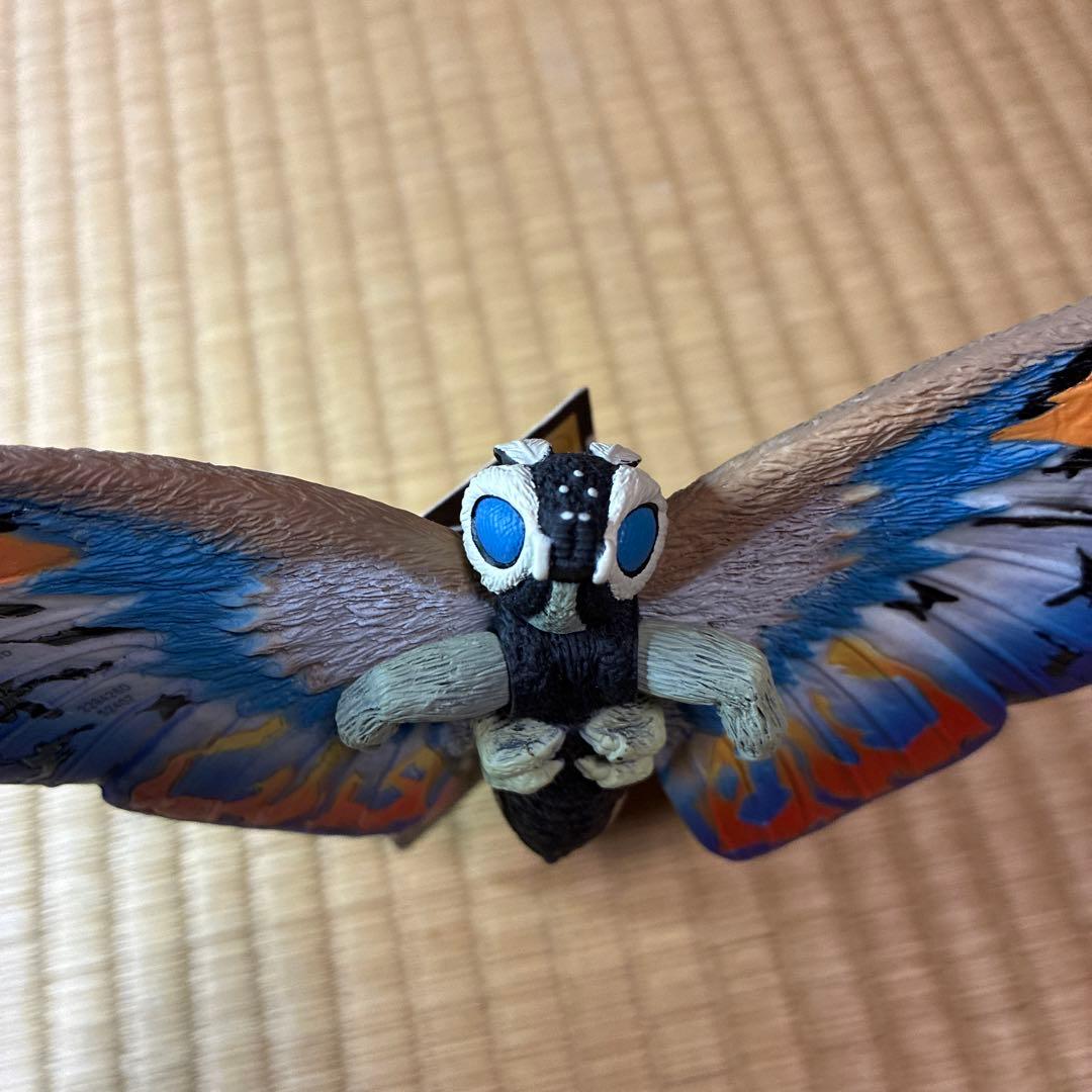 【美品】バンダイ ムービーモンスターEX シリーズ レインボーモスラ ソフビ