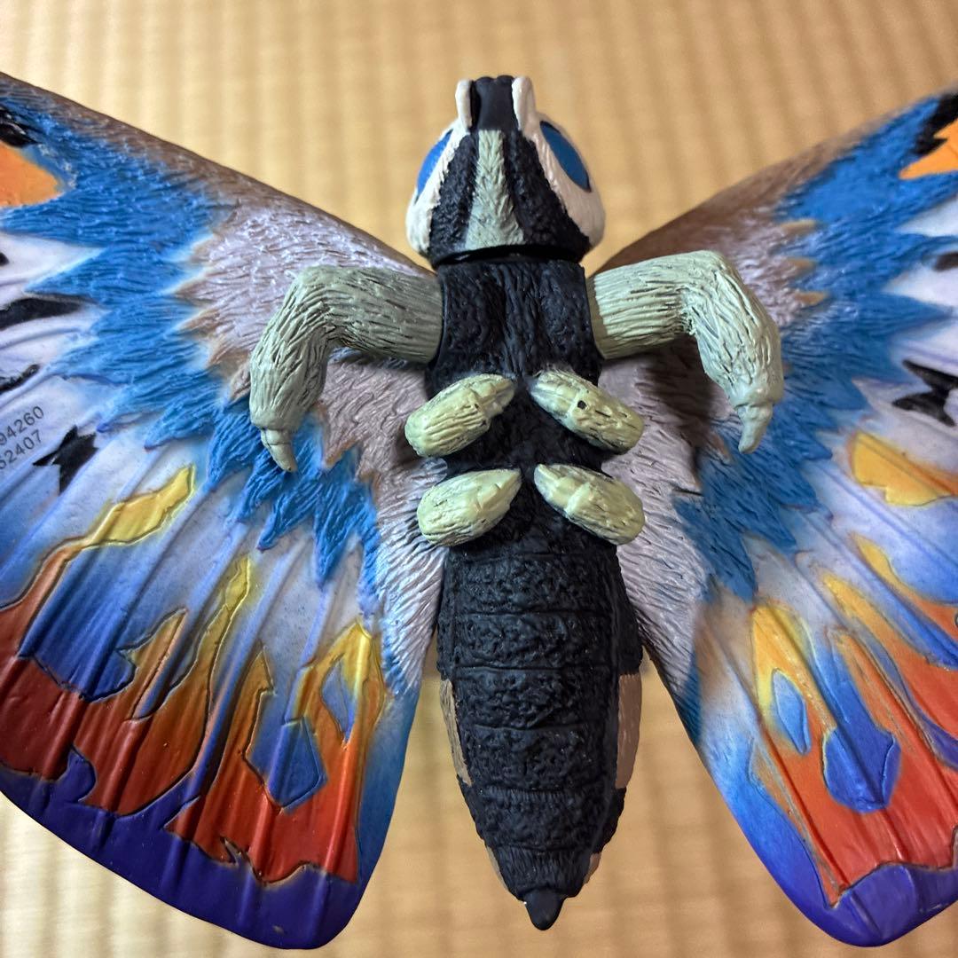 【美品】バンダイ ムービーモンスターEX シリーズ レインボーモスラ ソフビ