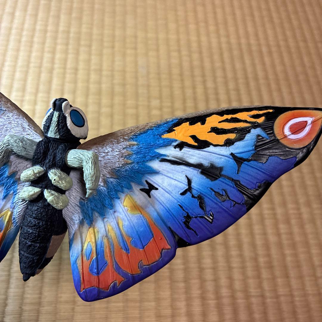 【美品】バンダイ ムービーモンスターEX シリーズ レインボーモスラ ソフビ