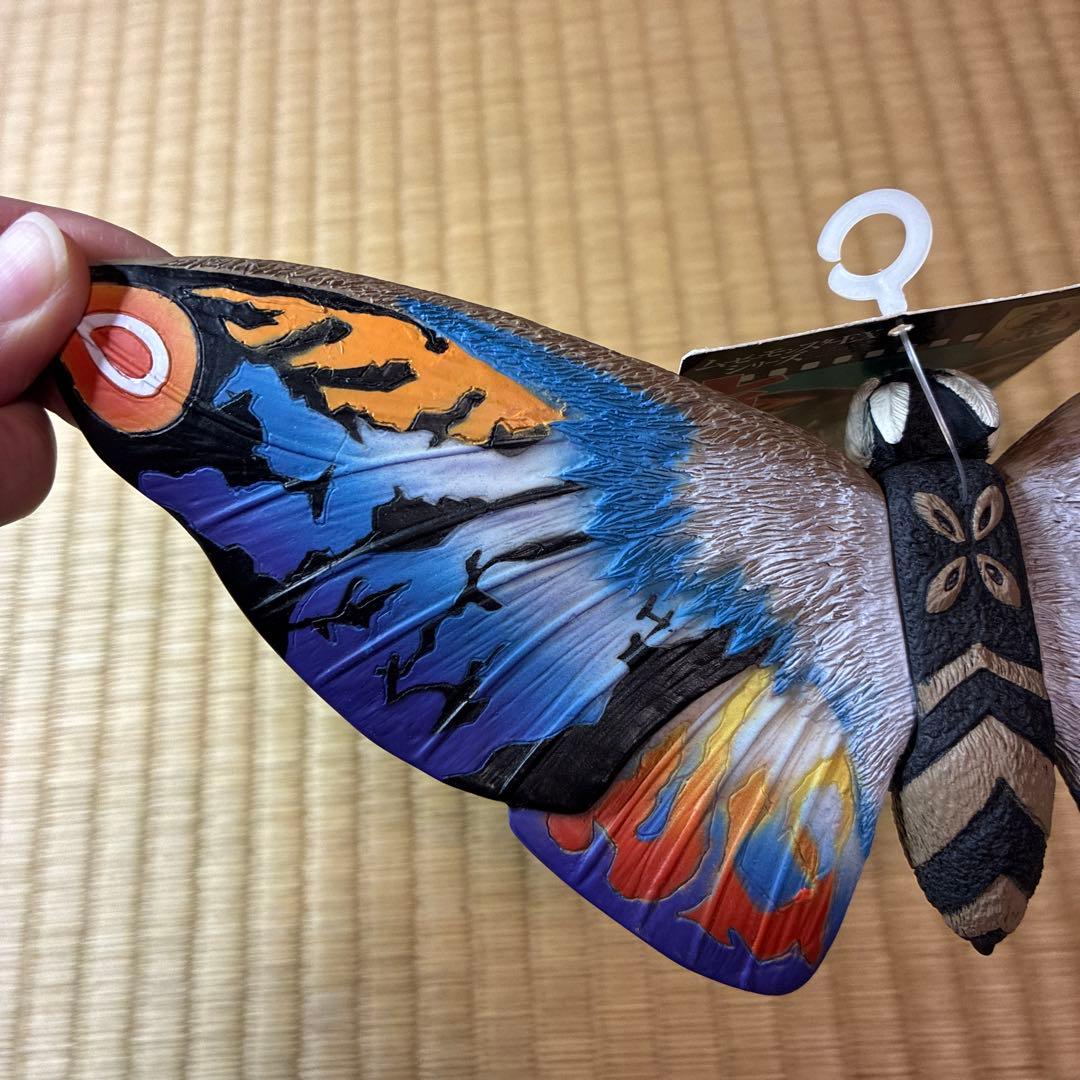 【美品】バンダイ ムービーモンスターEX シリーズ レインボーモスラ ソフビ