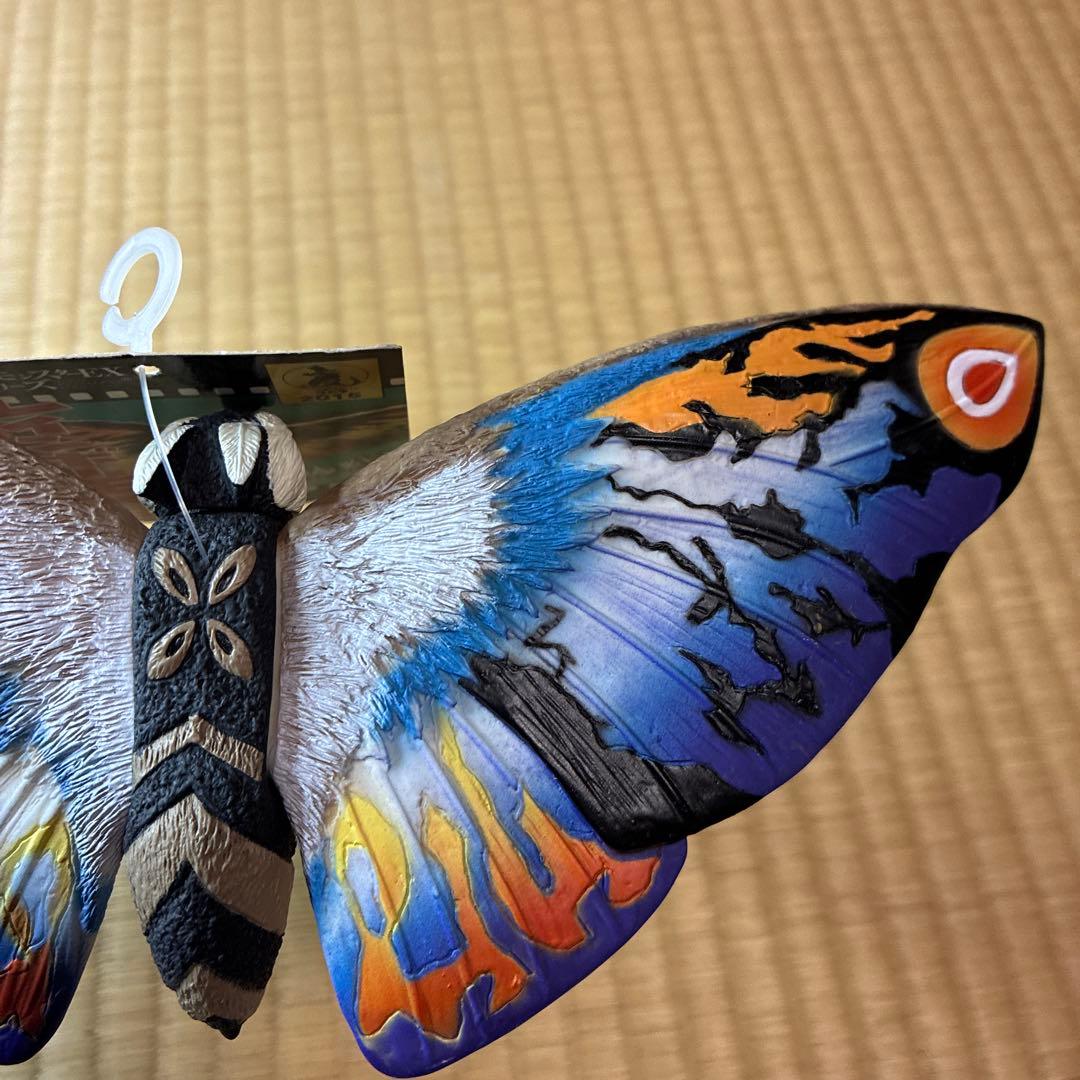 【美品】バンダイ ムービーモンスターEX シリーズ レインボーモスラ ソフビ