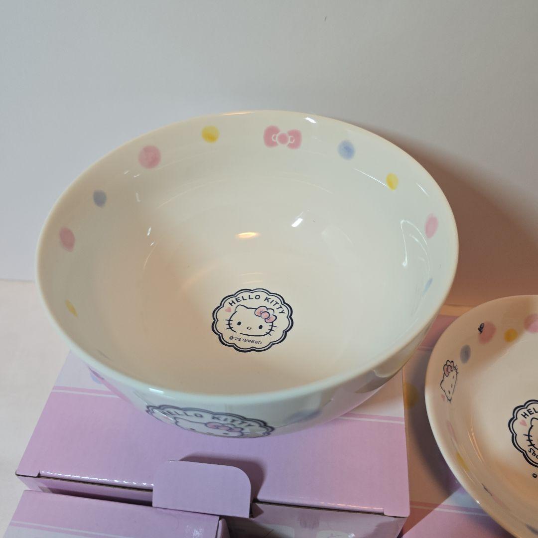 サンリオ　ハローキティ　サンリオ食堂　どんぶり　小鉢　湯のみ