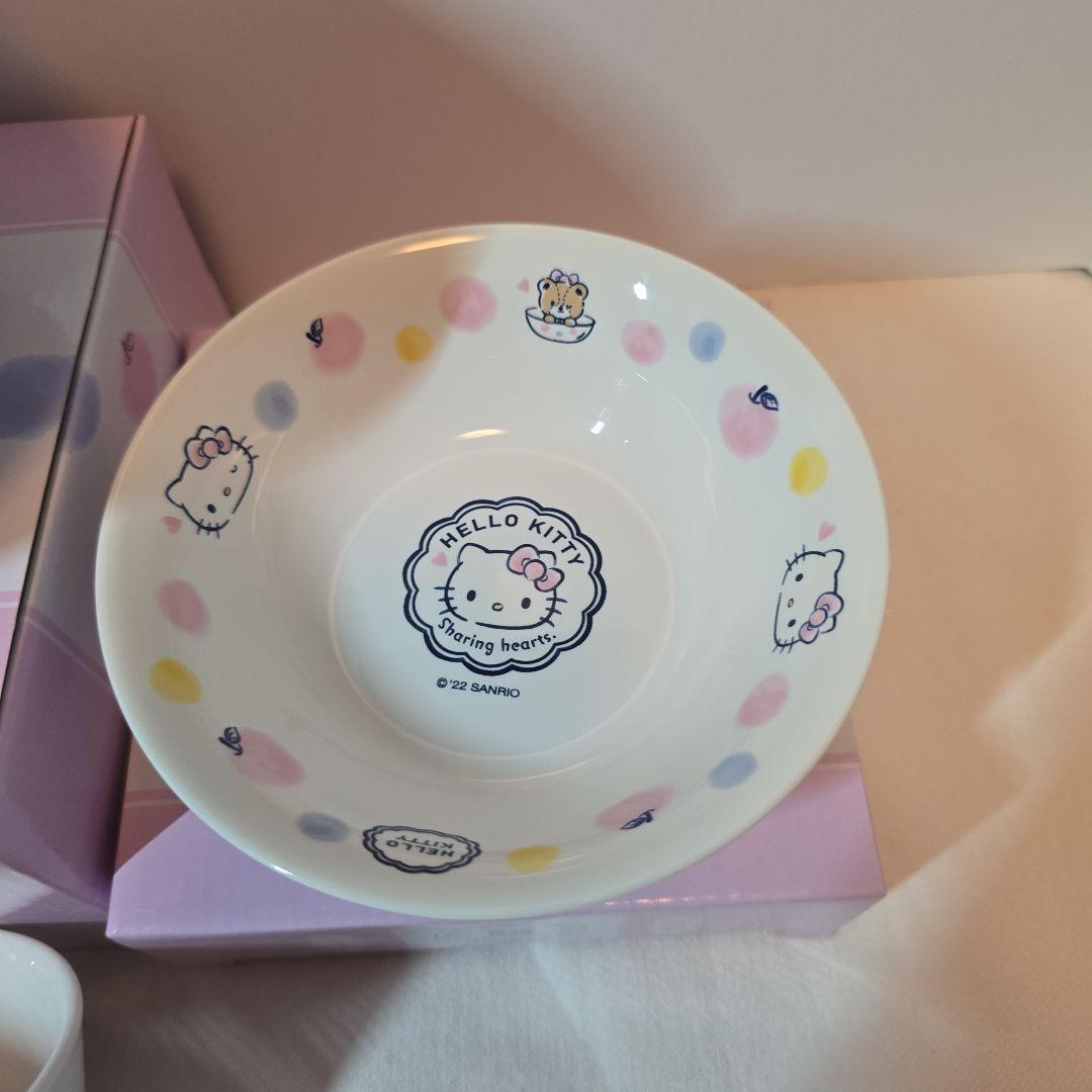 サンリオ　ハローキティ　サンリオ食堂　どんぶり　小鉢　湯のみ
