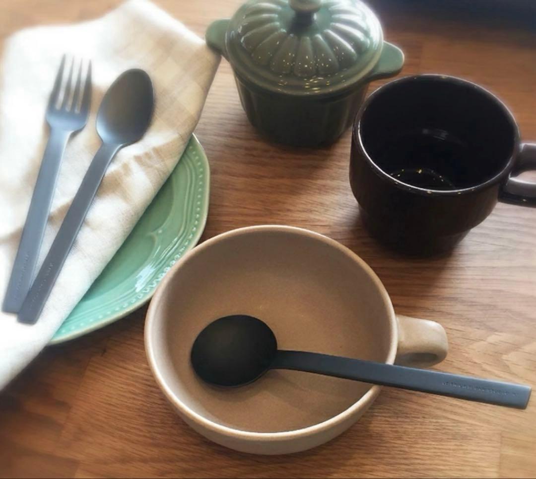 STUDIO M’ スタジオエム フリシティ ブラック カトラリー 8本セット