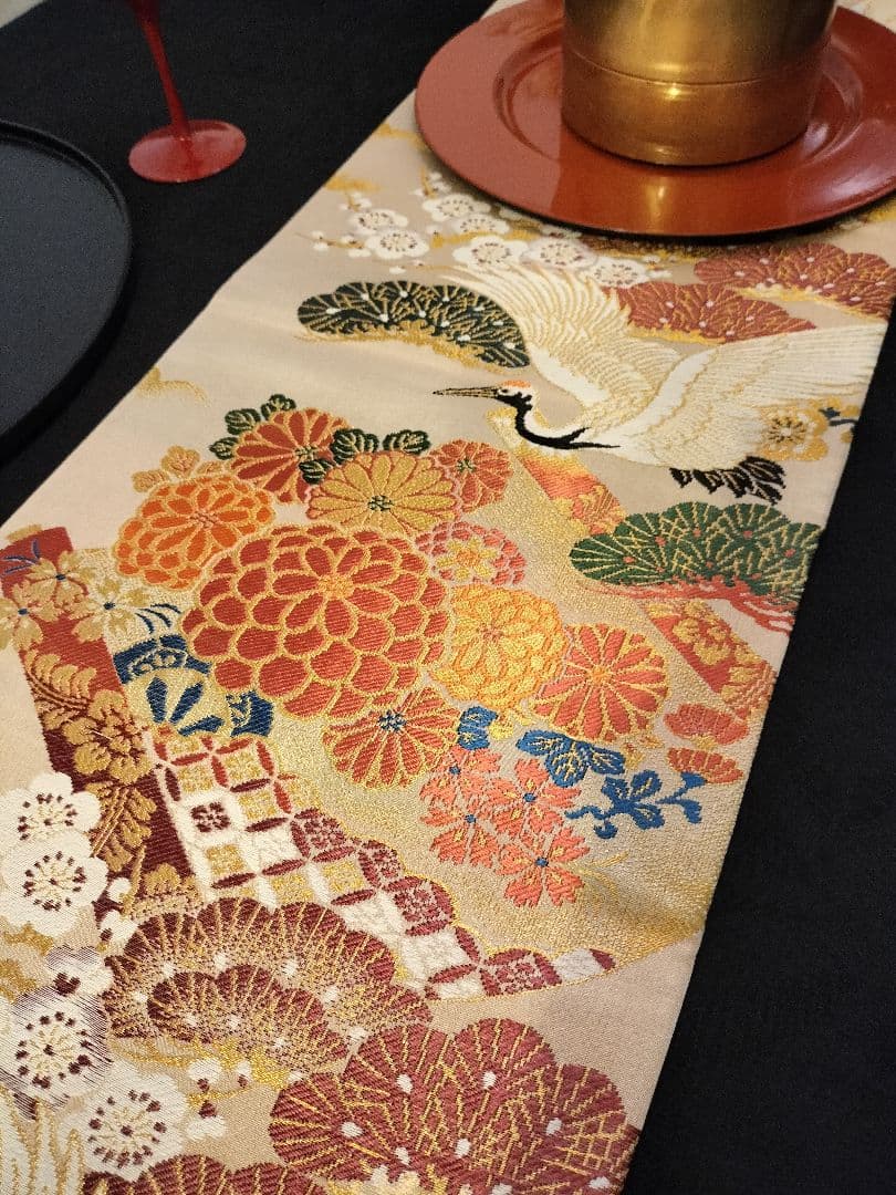 A953高級ひな祭り‼️花嫁衣装帯‼️1ｍ94cm