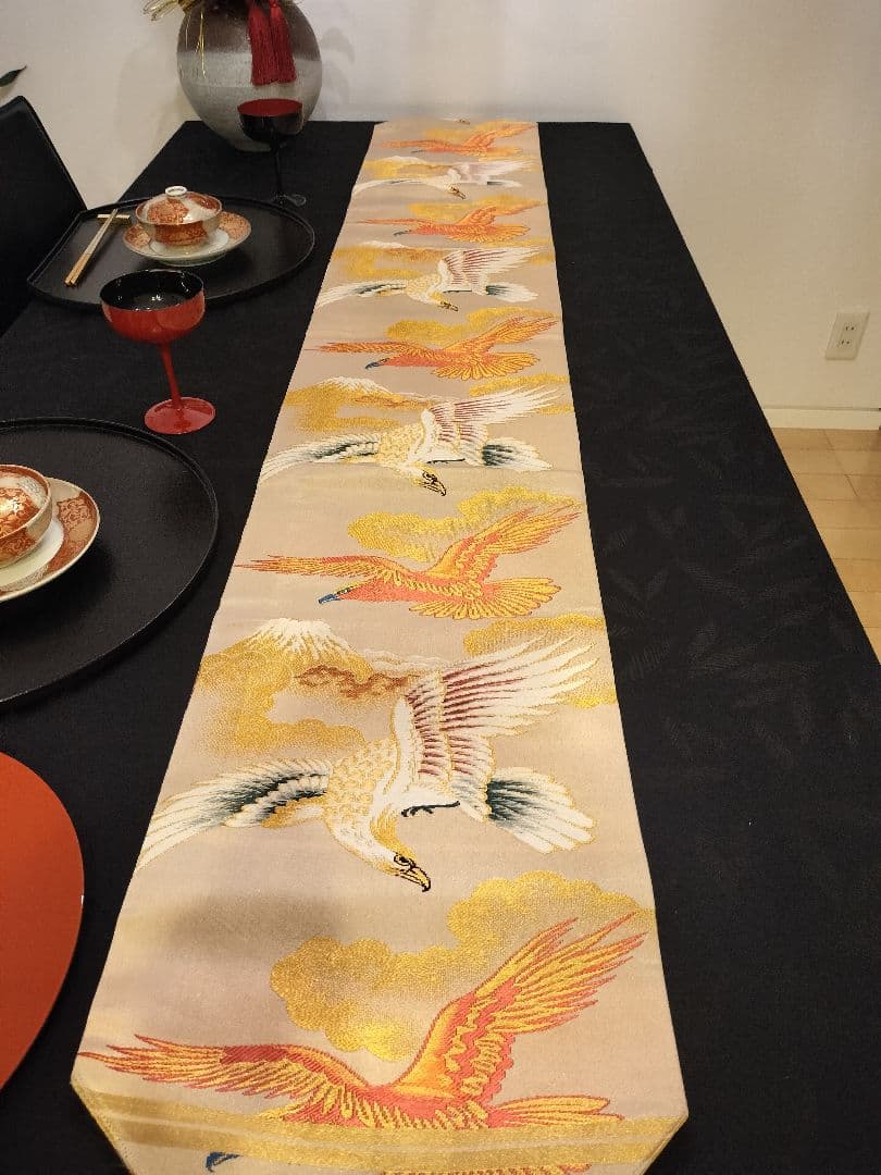 A953高級ひな祭り‼️花嫁衣装帯‼️1ｍ94cm