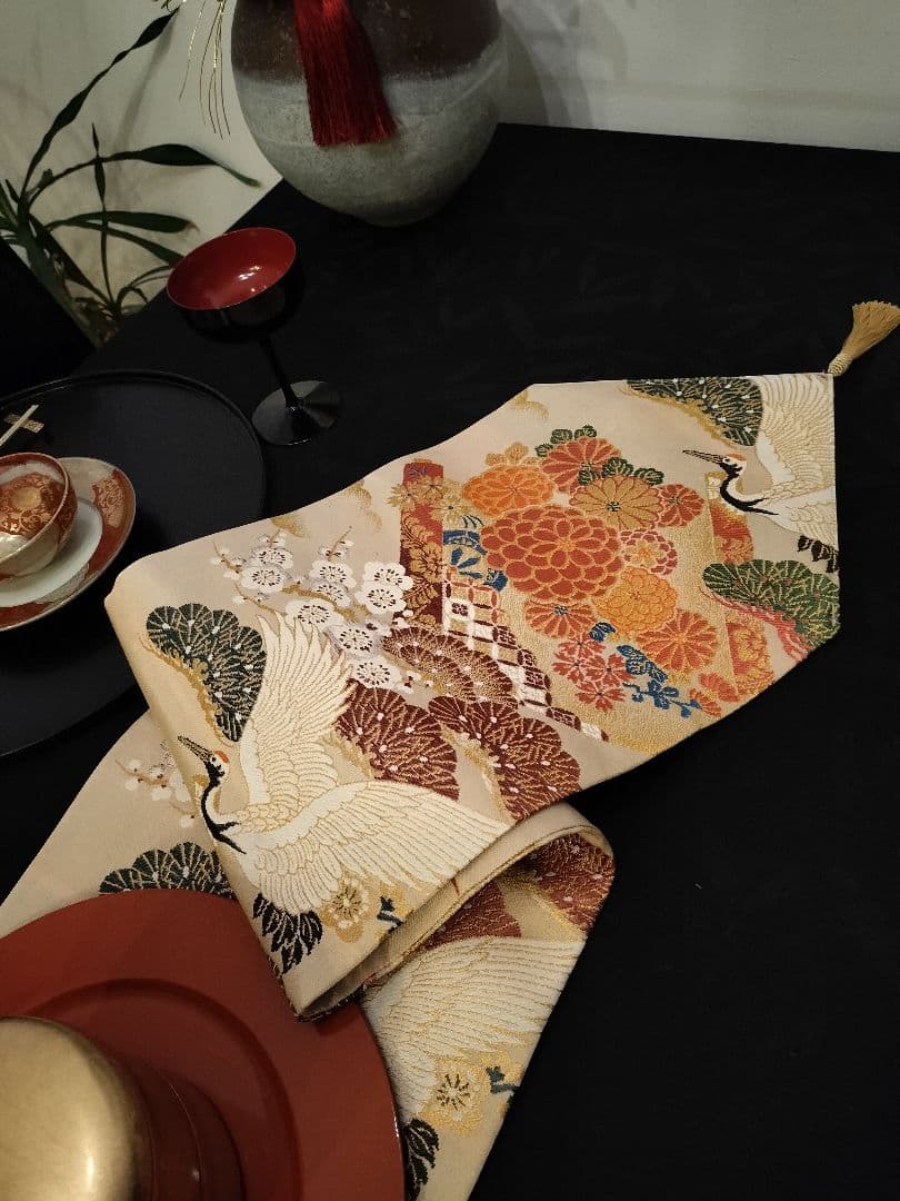 A953高級ひな祭り‼️花嫁衣装帯‼️1ｍ94cm