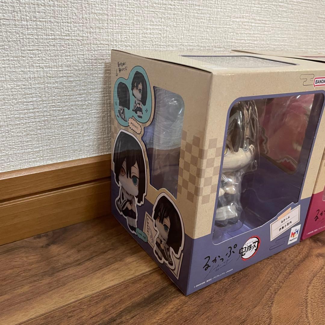 【新品未使用】るかっぷ 鬼滅の刃 伊黒小芭内 猗窩座　フィギュア