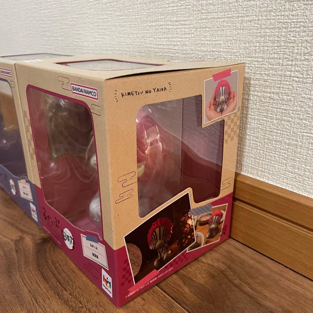 【新品未使用】るかっぷ 鬼滅の刃 伊黒小芭内 猗窩座　フィギュア