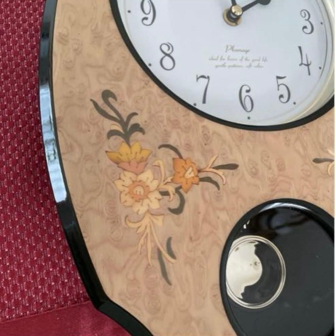 【希少】未使用　イタリア製 象嵌細工 掛け時計　CITIZEN シチズン