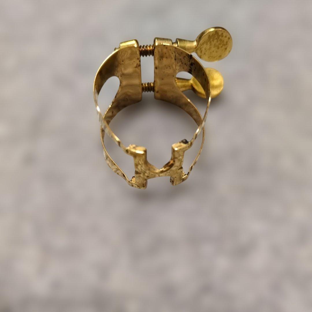 Harrison ハリソン アルトサックス用 リガチャー ゴールド