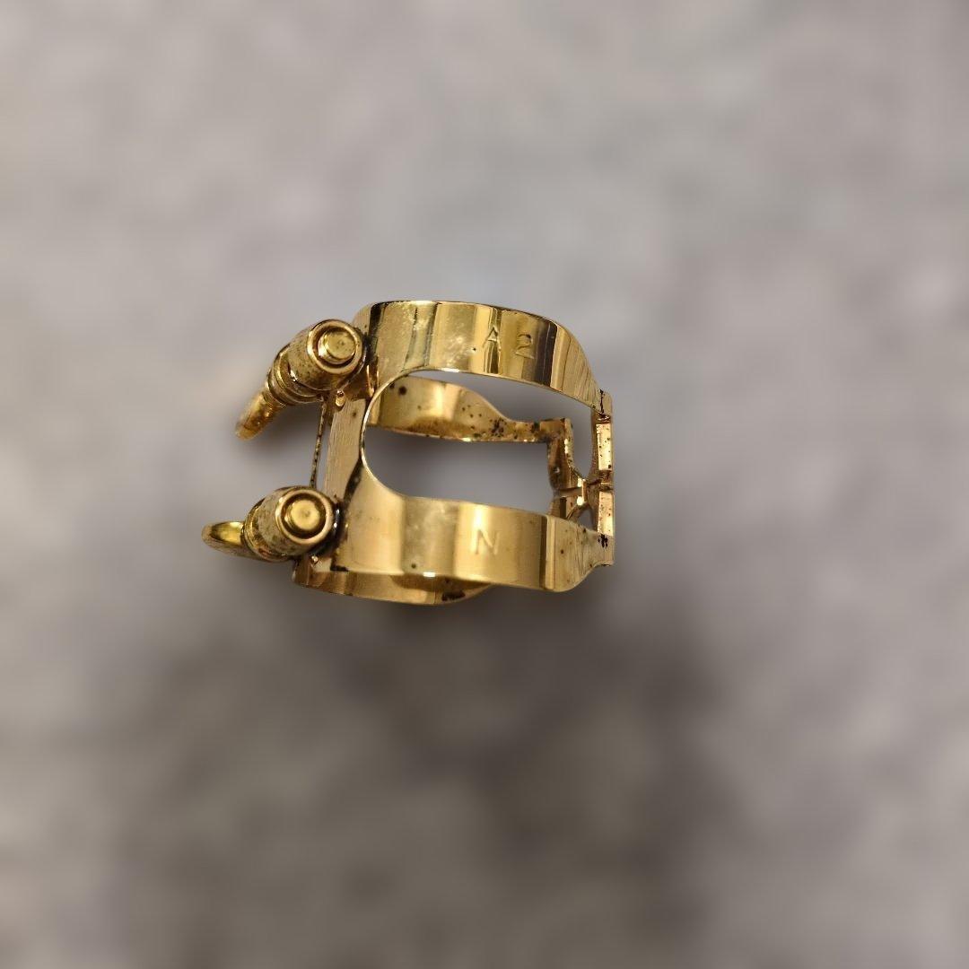 Harrison ハリソン アルトサックス用 リガチャー ゴールド