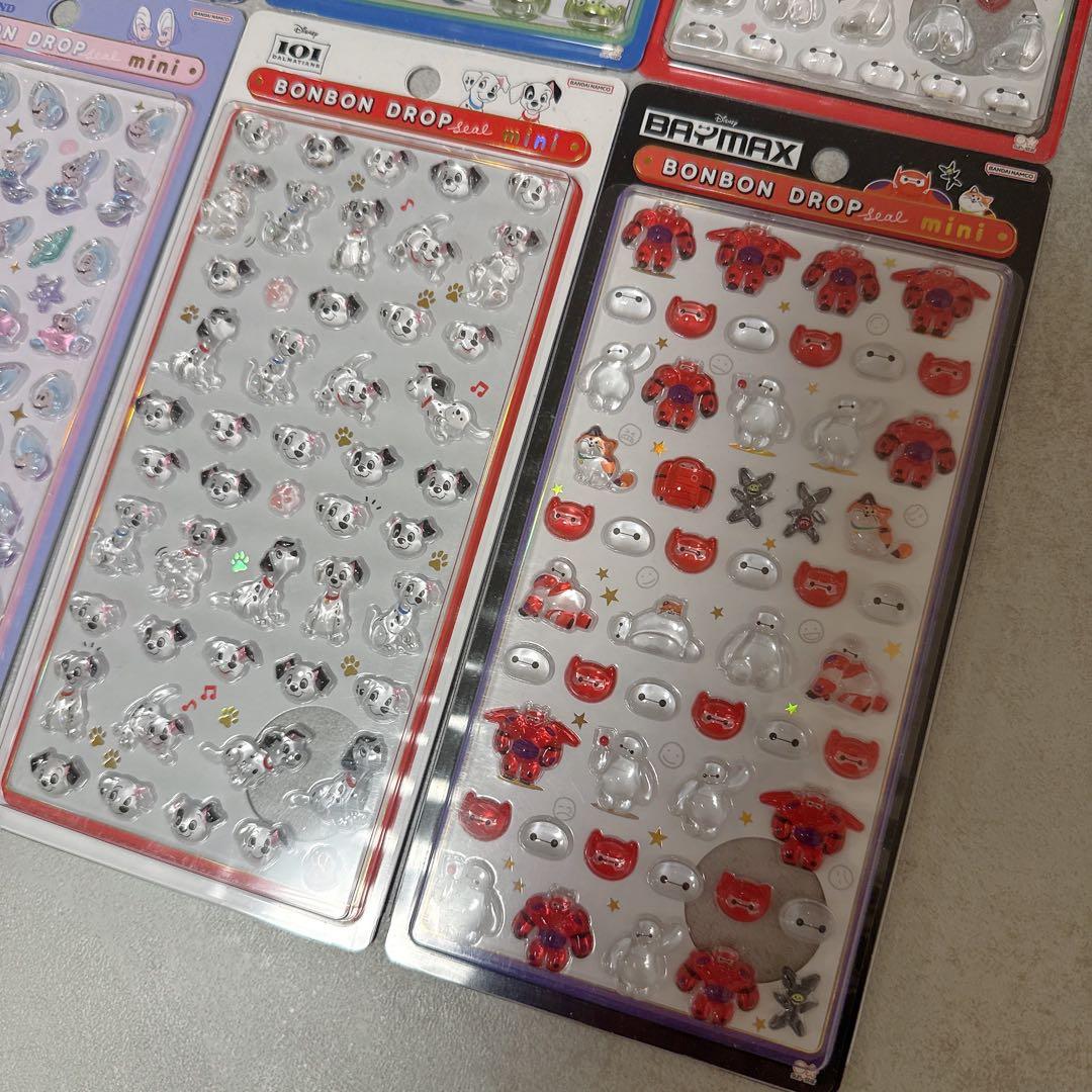 【正規品】ボンボンドロップシール　ディズニーmini 8種