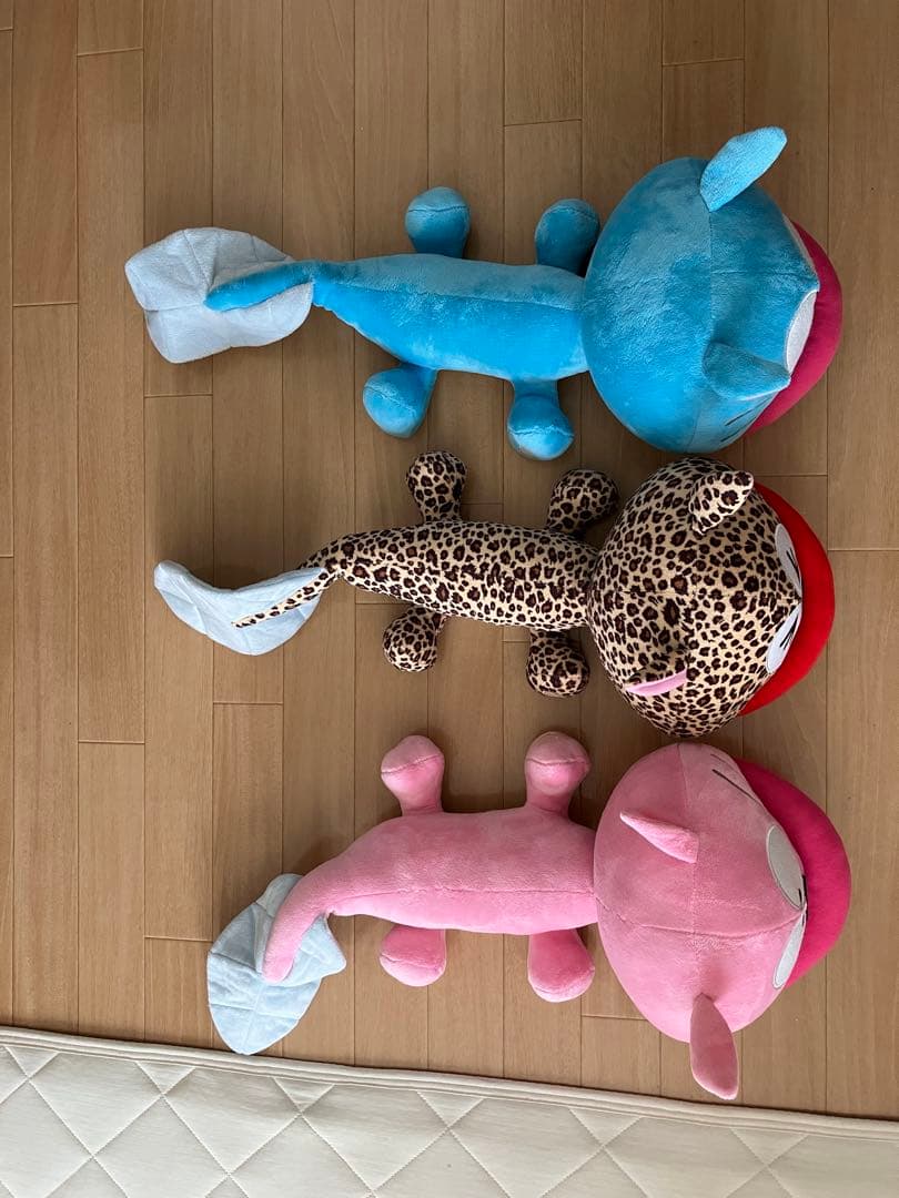 ウナギイヌBIGぬいぐるみ　3体セット
