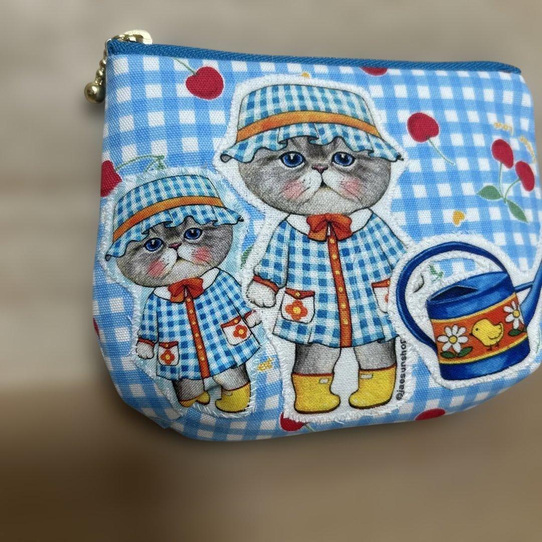 ハンドメイド　ころりんポーチ　コヤンイサムチョン☆ルミちゃん＆サンダーちゃん☆