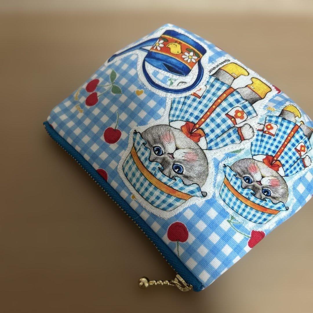 ハンドメイド　ころりんポーチ　コヤンイサムチョン☆ルミちゃん＆サンダーちゃん☆