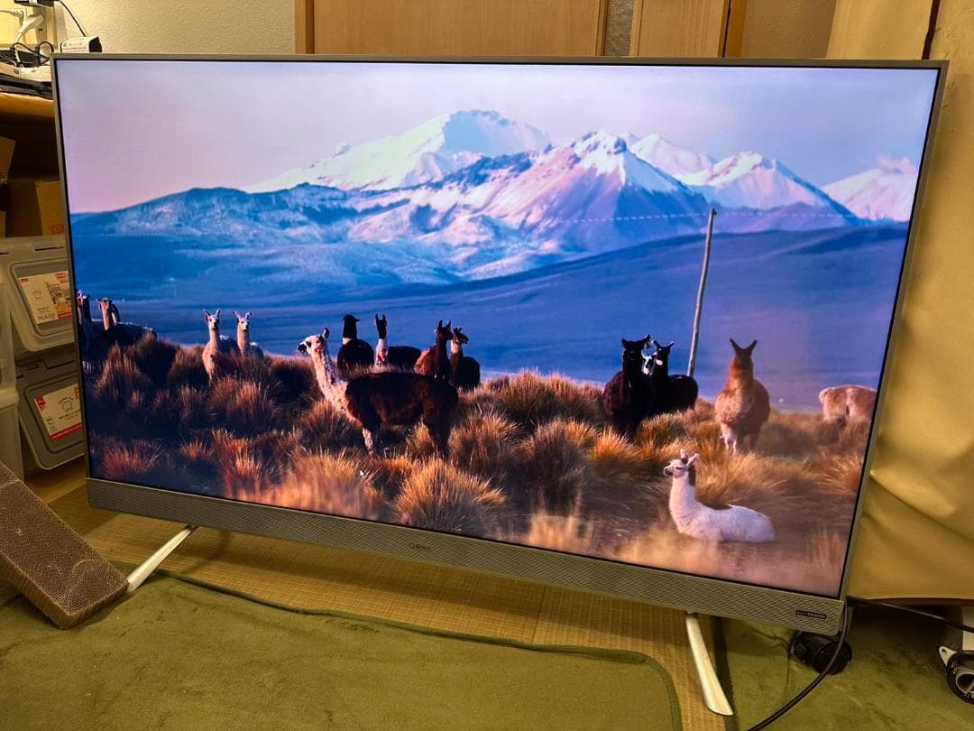 Qriom 49型　4K　テレビ QRT-49W4K 20年製 映り綺麗極美品！