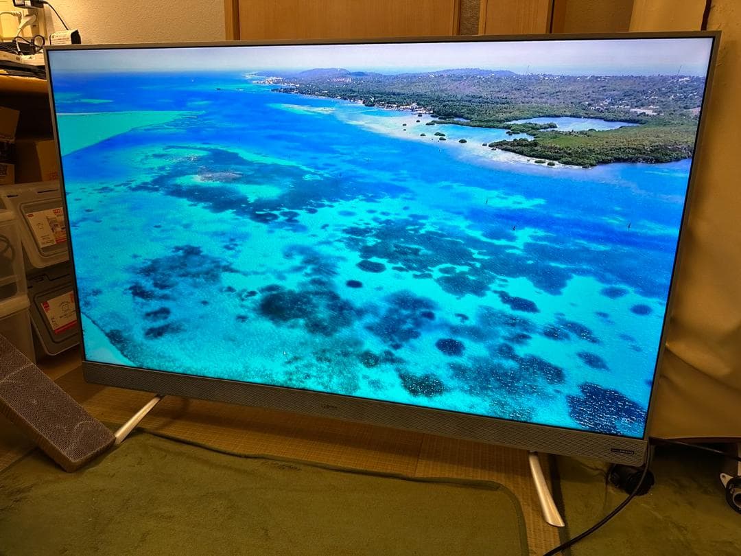 Qriom 49型　4K　テレビ QRT-49W4K 20年製 映り綺麗極美品！