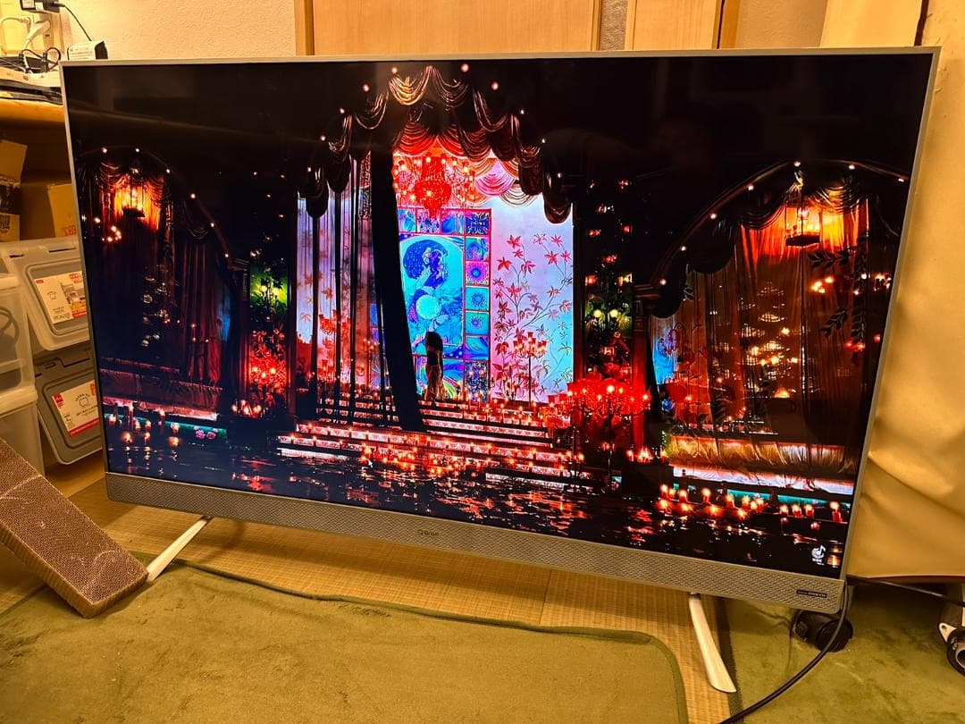 Qriom 49型　4K　テレビ QRT-49W4K 20年製 映り綺麗極美品！