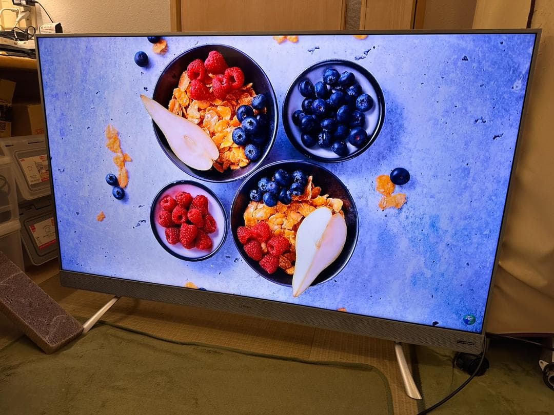 Qriom 49型　4K　テレビ QRT-49W4K 20年製 映り綺麗極美品！