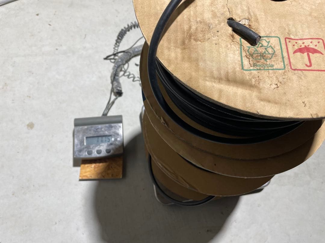 CANARE L-5C2VS 使いかけ2.5kg3.85kg4.7kg