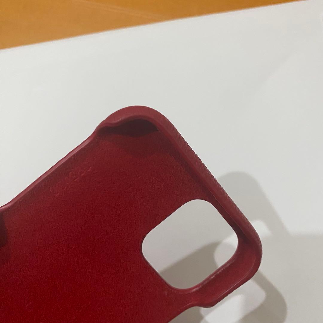 LOUIS VUITTONルイヴィトンiPhoneケース　スマホ　バンパー　赤