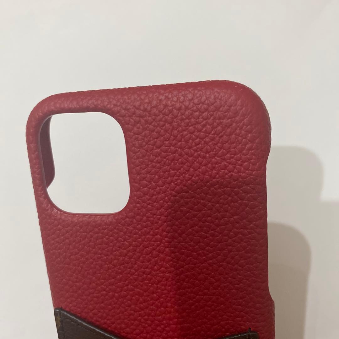 LOUIS VUITTONルイヴィトンiPhoneケース　スマホ　バンパー　赤