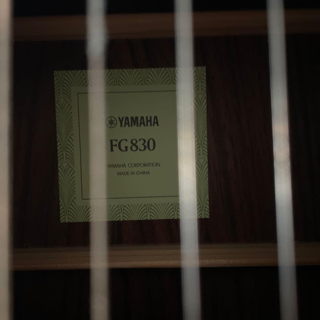 YAMAHA FG830 Tobacco Brown Sunburst アコギ