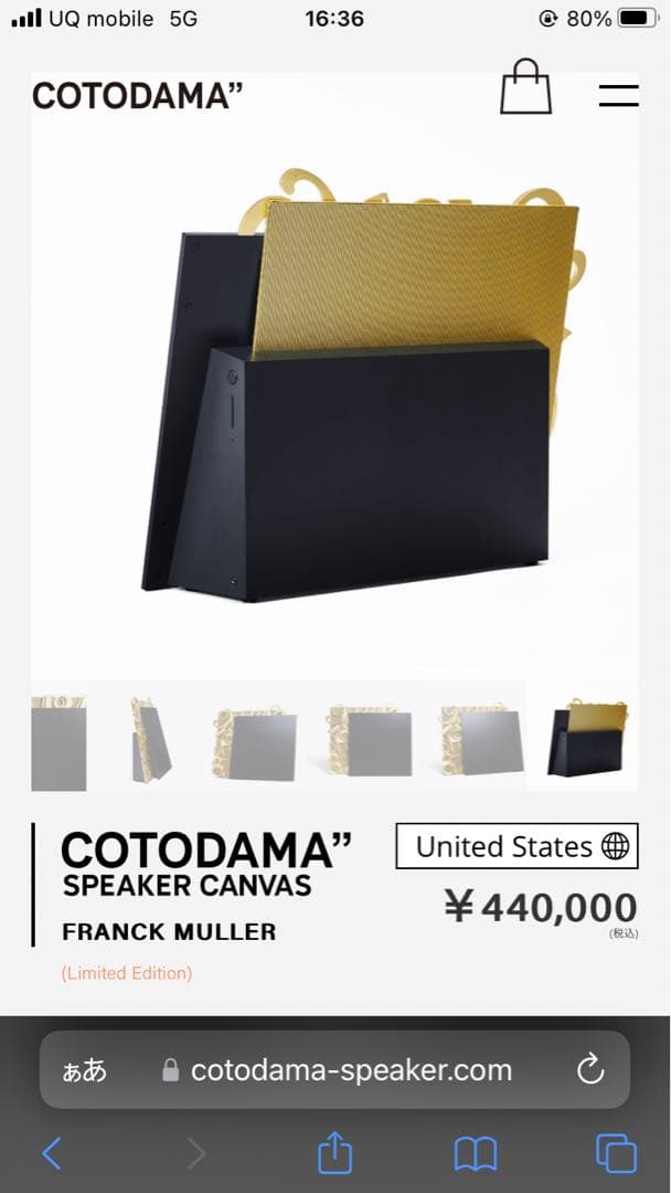 FRANCK MULLER COTODAMA コトダマスピーカー