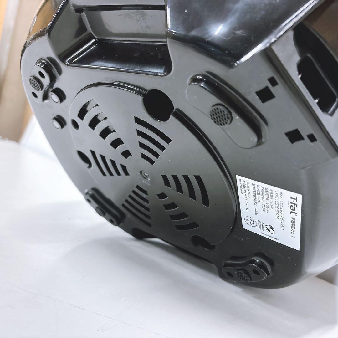 ラクラ・クッカー コンパクト電気圧力鍋（1台12役） ブラック　CY3508JP