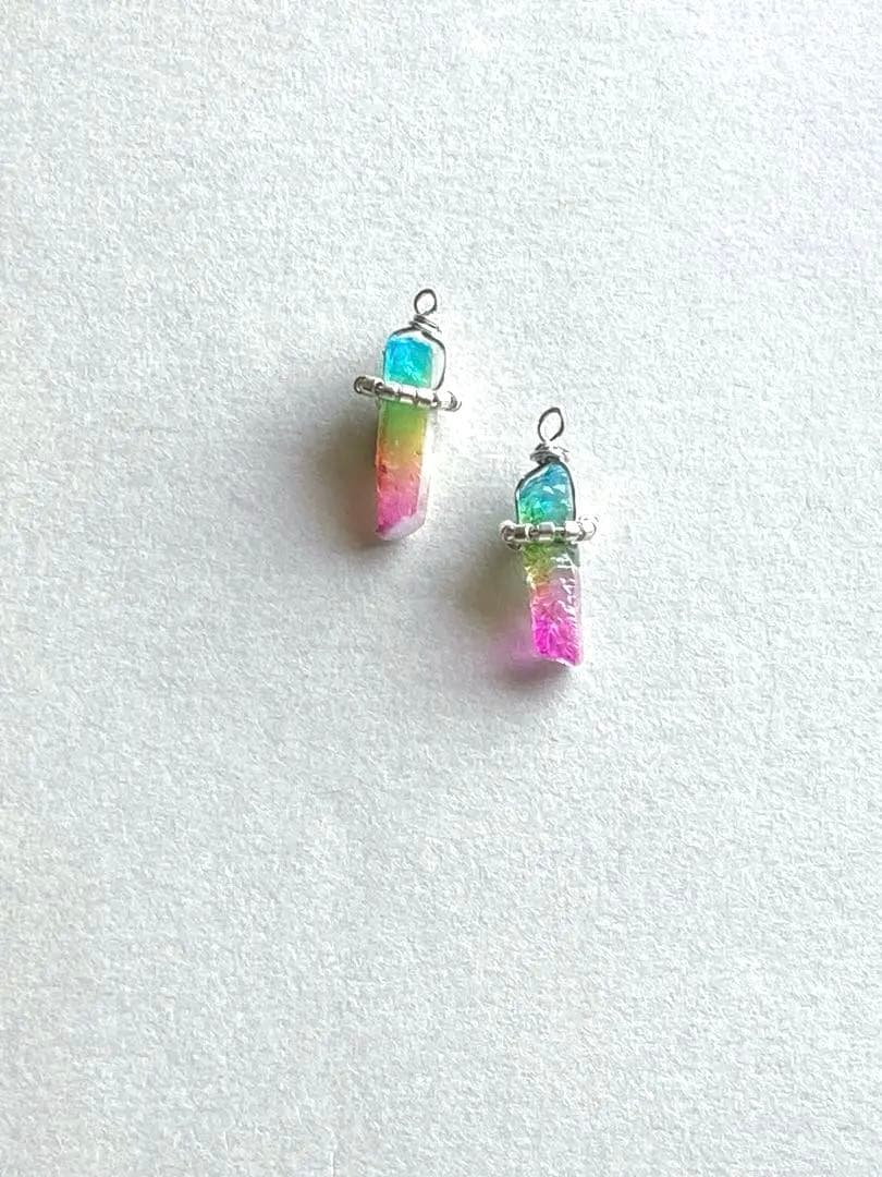 no.0341 虹の架け橋　ポイントクォーツ