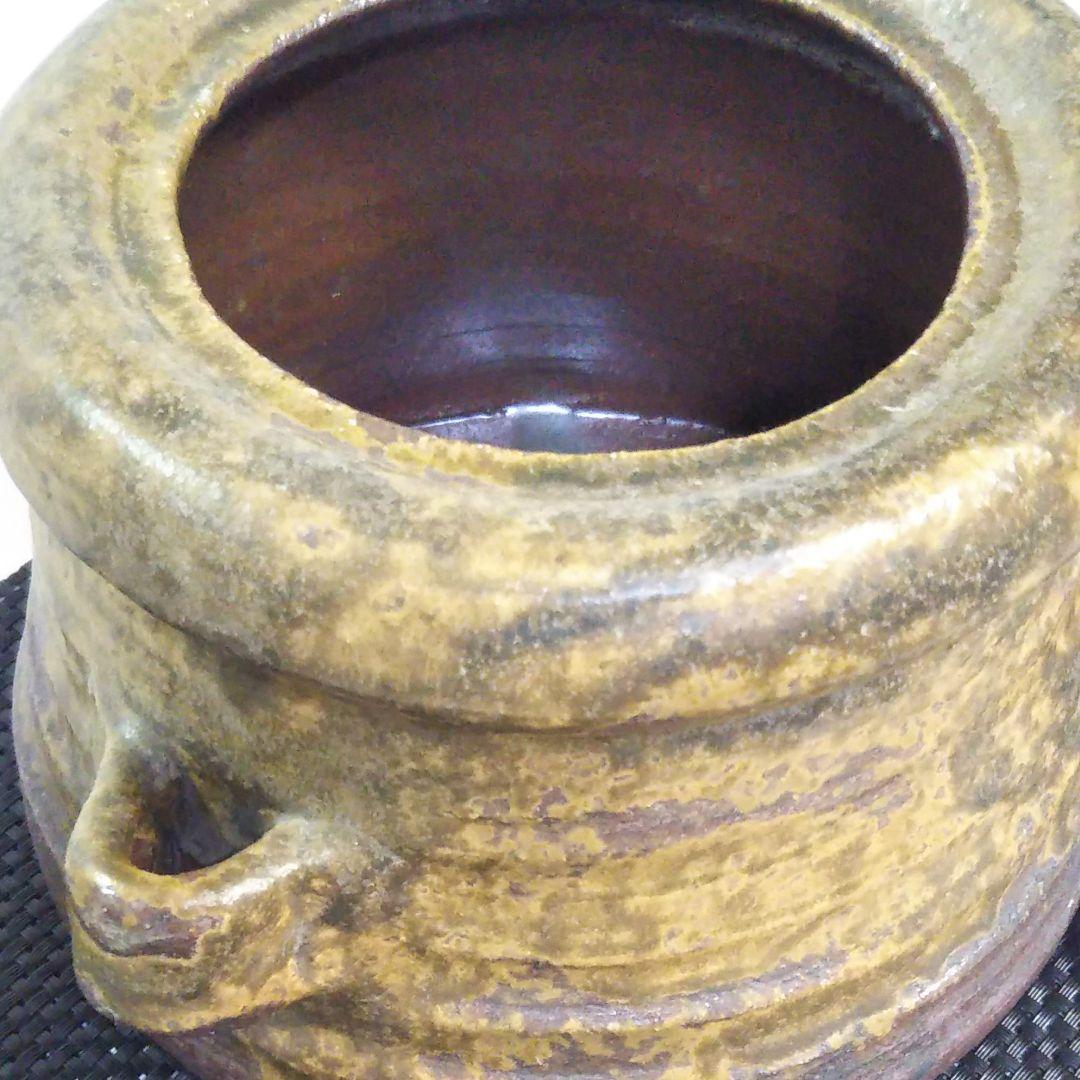 昭和レトロ、吉備焼き蓋物