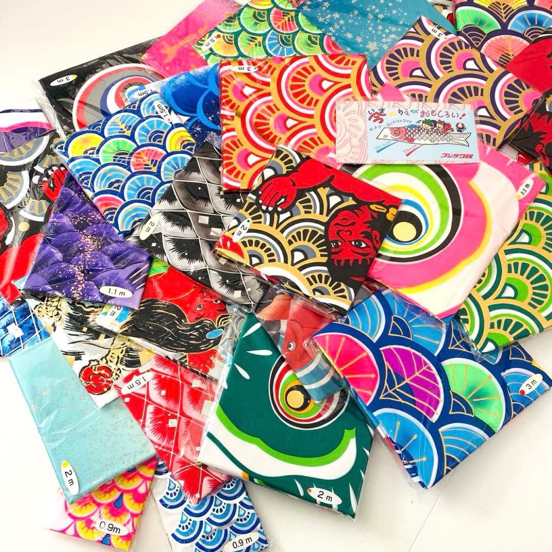 福袋 32点パック こいのぼり 五月 節句 3m~0.9m 36S