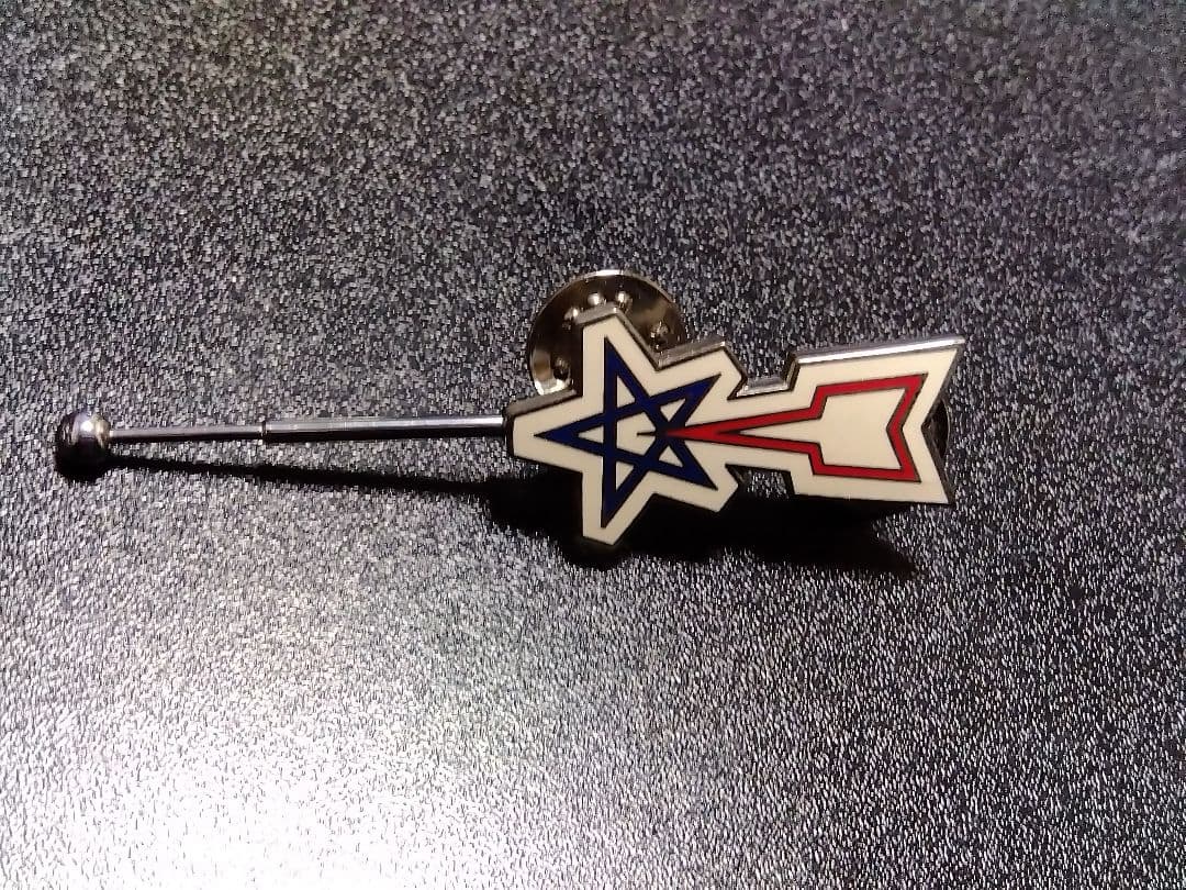 初代ウルトラマン科特隊の流星マークピンズパッジ金属仕様新品未使用！