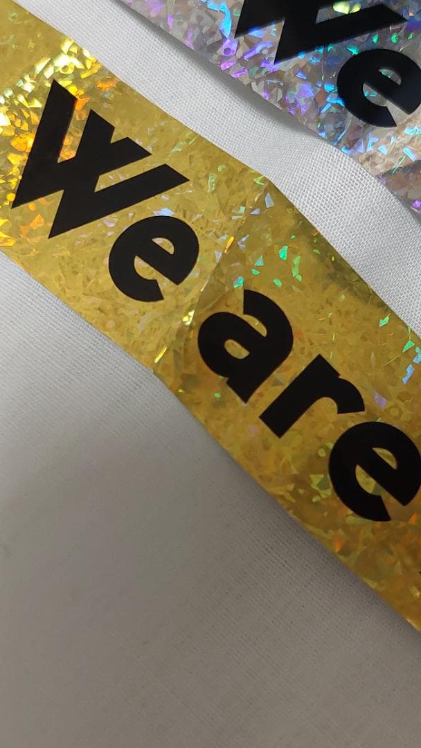 We are ARASHI 銀テ 金銀2本セット③