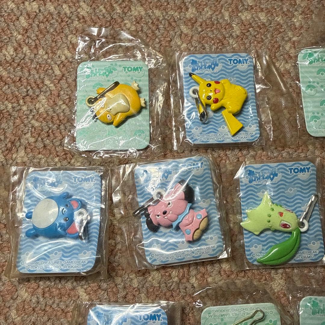 未開封 レトロ 当時物 ポケモン TOMY メタルチャーム