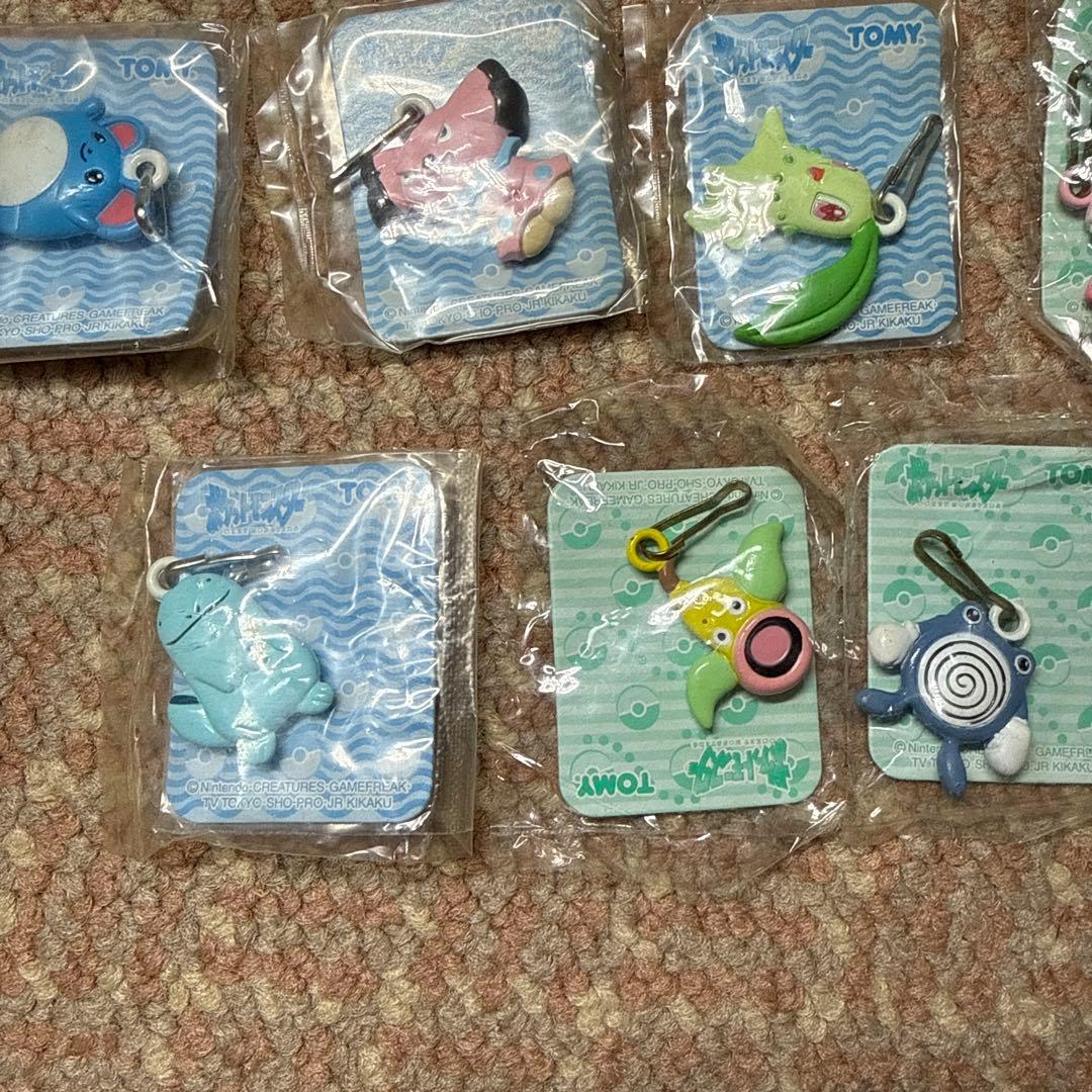 未開封 レトロ 当時物 ポケモン TOMY メタルチャーム