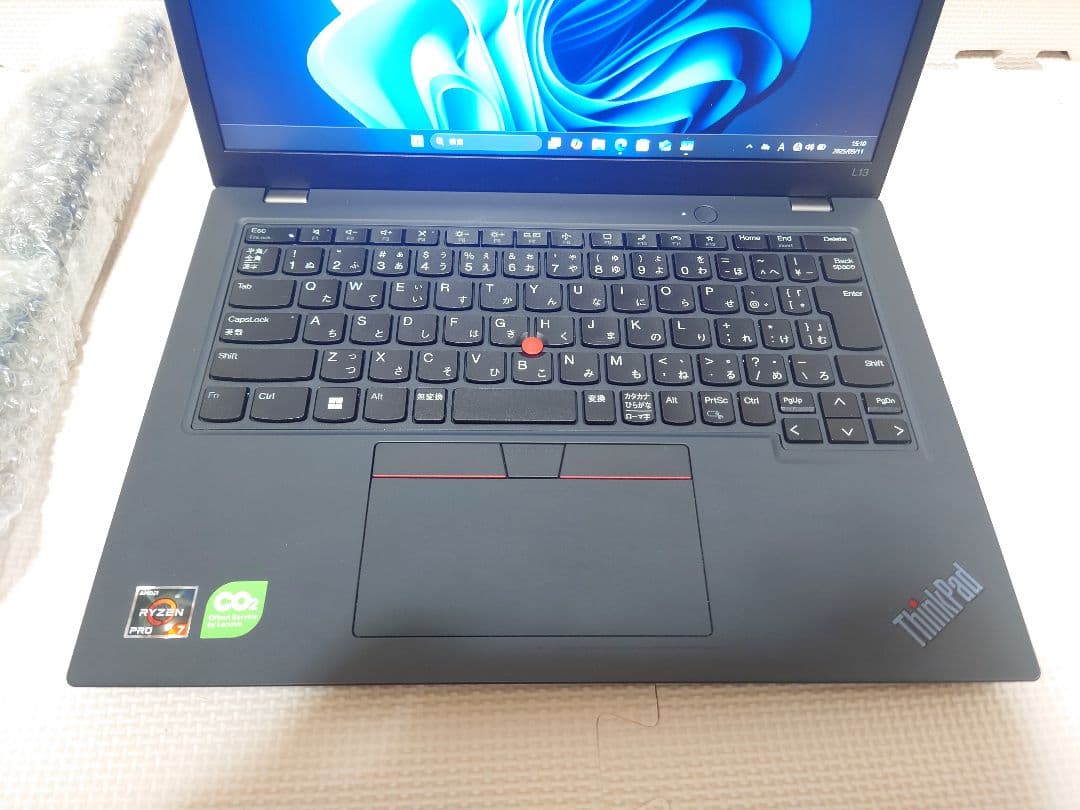 Thinkpad L13 Gen4/Ryzen7 7730U/32Gメモリ高性能