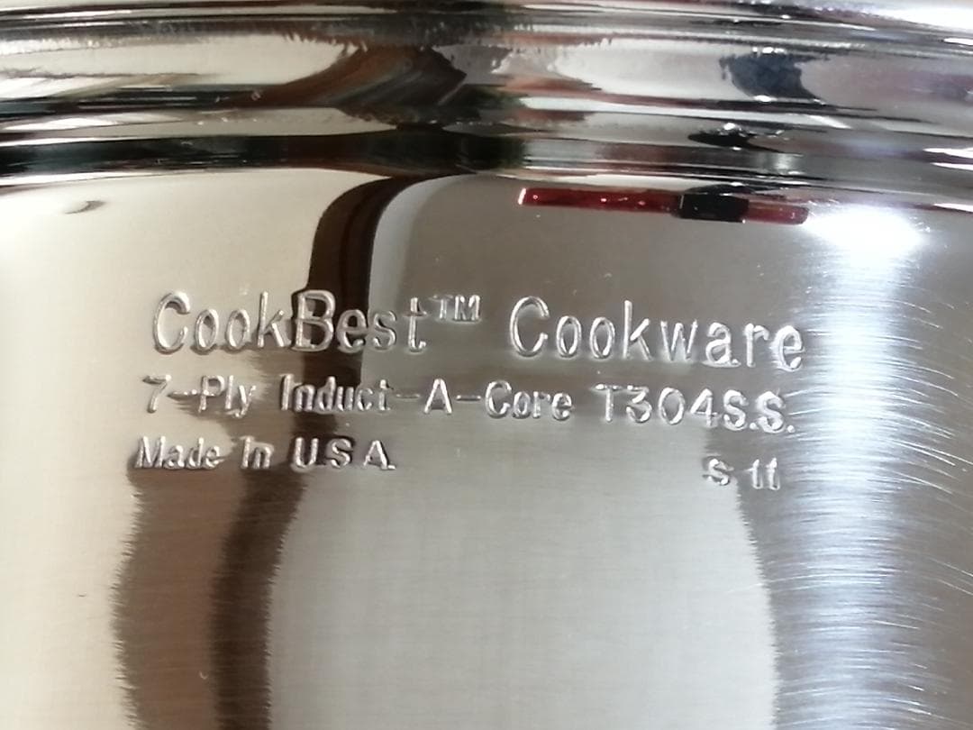 JUKI Cook Best ステンレス無水鍋　大ソースパン（３qt）USED