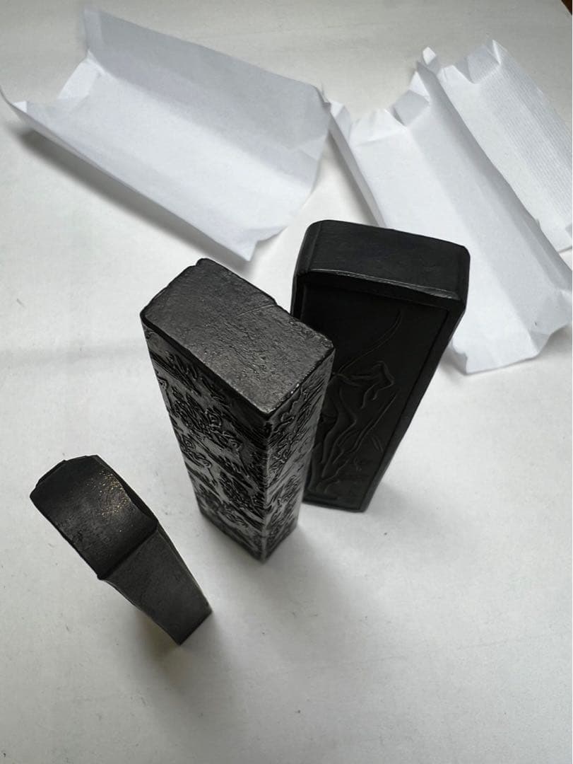 名店最高峰青墨色々3点 少々擦欠有為格安！