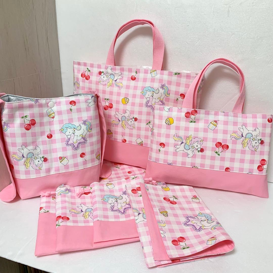 入園入学用品オーダー受付中　レッスンバック、上履入れ、お弁当袋、防災頭巾カバー