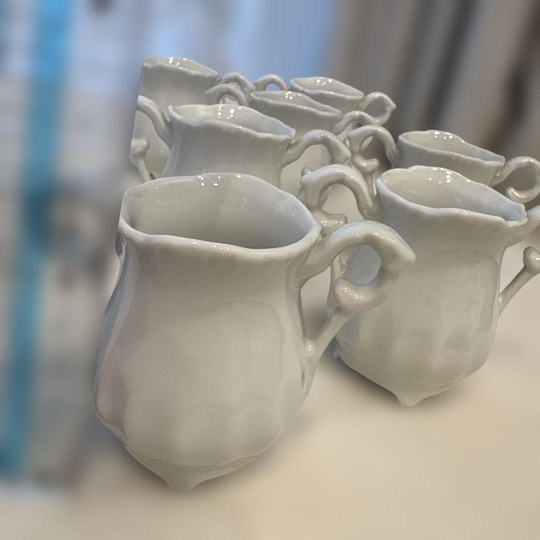 ポーセラーツ　絵付け　白磁　23点セット