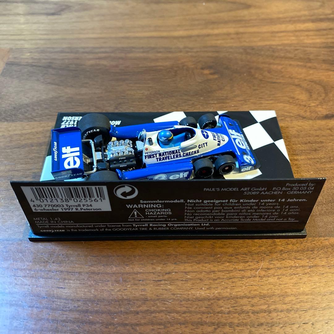 ロニー・ピーターソン ティレル P34 FNCB 6輪車 ／ 3,500台限定品